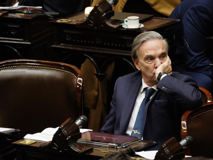 El diputado Miguel &Aacute;ngel Pichetto critic&oacute; el hermetismo del Gobierno sobre la ley.
