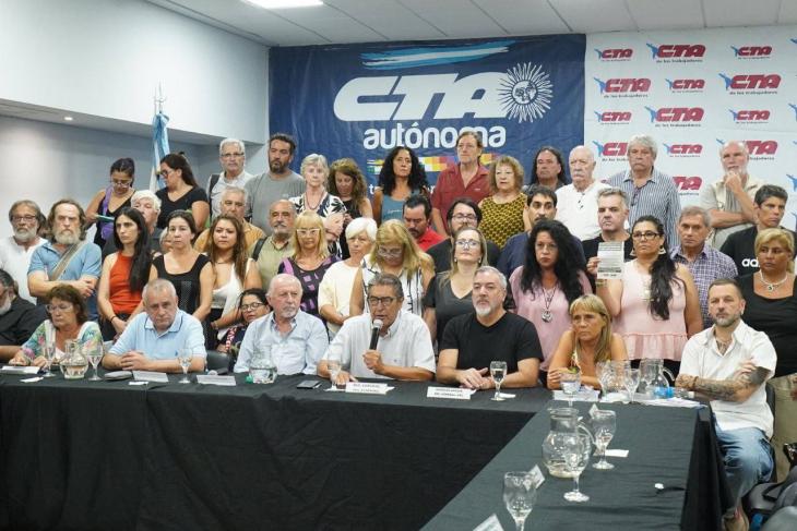 Las dos CTA se sumaron al paro total del próximo miércoles junto a la UOM.