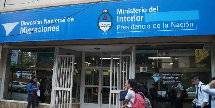 Edificio donde se registran los movimientos fronterizos.