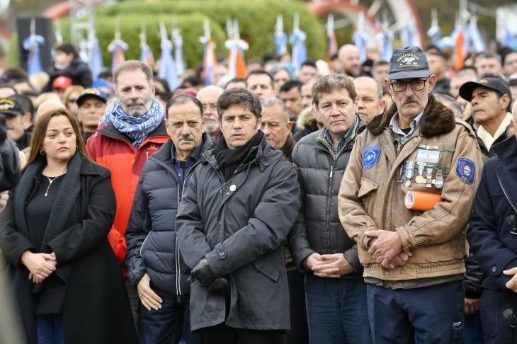 Kicillof realiz&oacute; un acto en Tierra del Fuego distanciado de Mayra Mendoza.