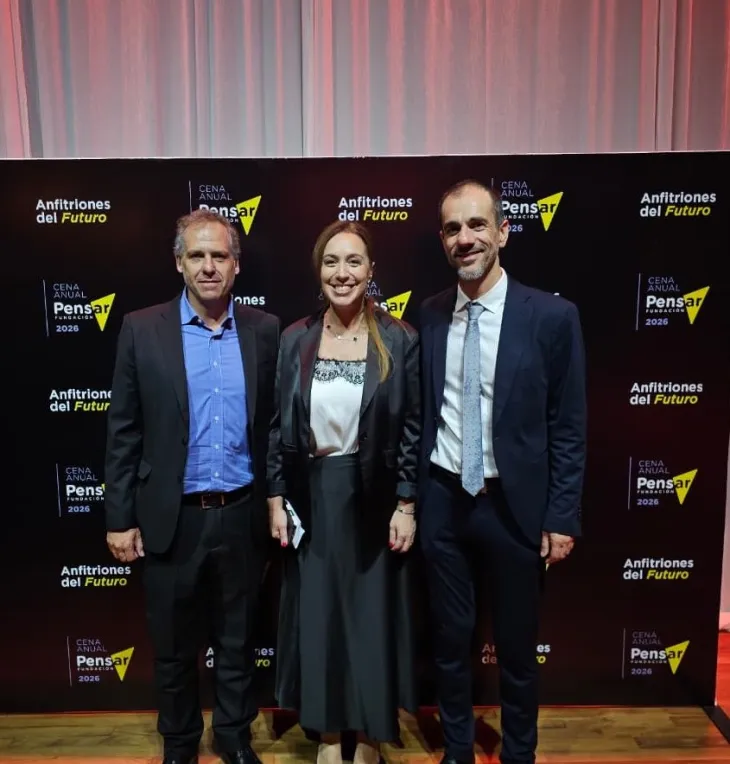 Mauricio Macri y referentes del PRO durante el encuentro anual de la Fundaci&oacute;n Pensar.