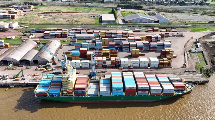 Terminales portuarias de Santa Fe desde donde se exporta el biodiésel a la Unión Europea.