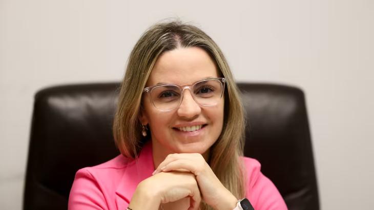 La directora del Banco Naci&oacute;n, Carolina P&iacute;paro, en una de sus &uacute;ltimas apariciones p&uacute;blicas.