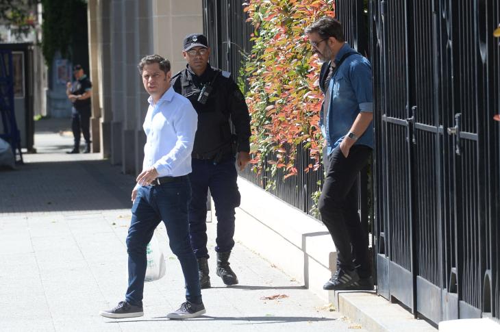 La Casa de Gobierno provincial fue el escenario de la cumbre entre Kicillof, Monz&oacute; y Massot.