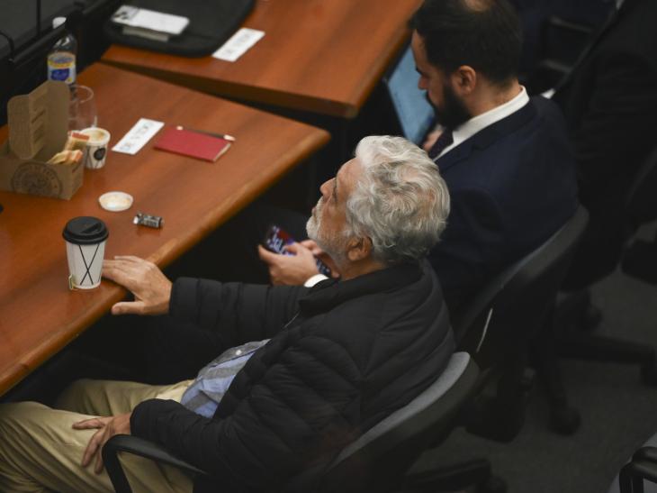 Julio de Vido al momento de su primera detenci&oacute;n tras el desafuero parlamentario.