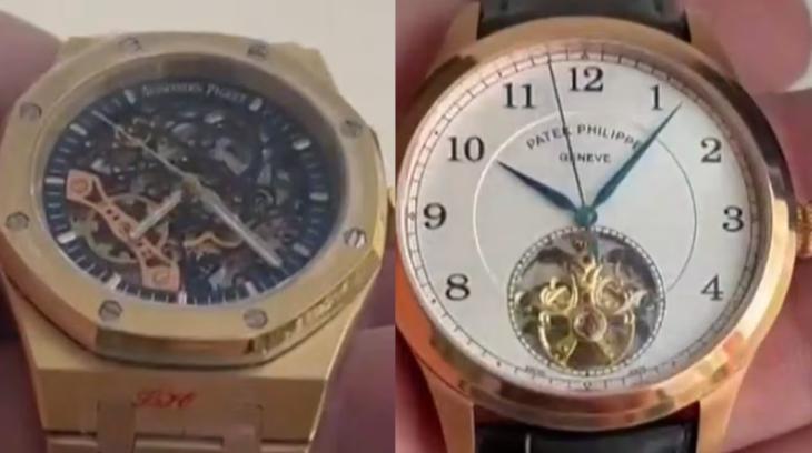 El detalle físico del reloj es uno de los puntos que el empresario buscó desmentir en su declaración.