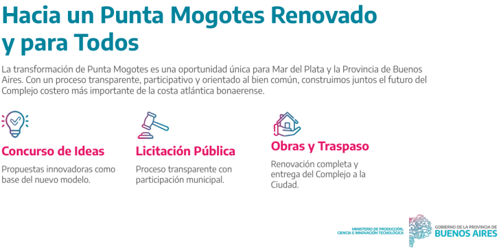 El cronograma oficial de la Provincia establece que la licitaci&oacute;n debe ser previa al traspaso a la ciudad.