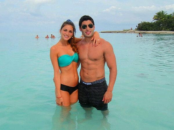 Facundo Moyano junto a Sofía Marcchetti