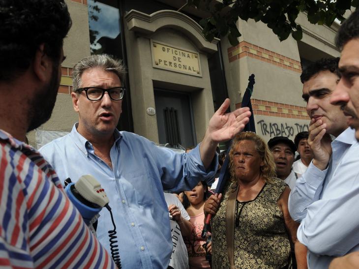 Pablo Di Liscia durante su gestión en IOMA