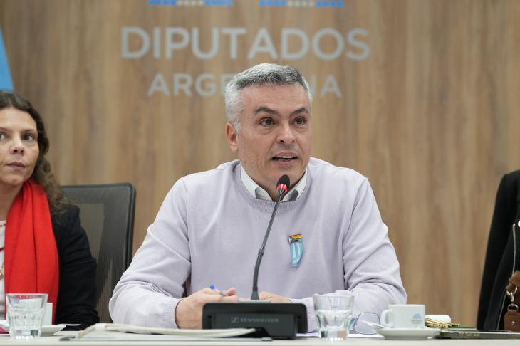 Esteban Paulón, diputado nacional, en la Cámara de Diputados