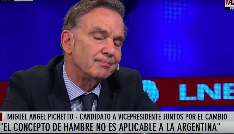 Miguel Angel Pichetto "el concepto de hambre no es aplicable a la Argentina"