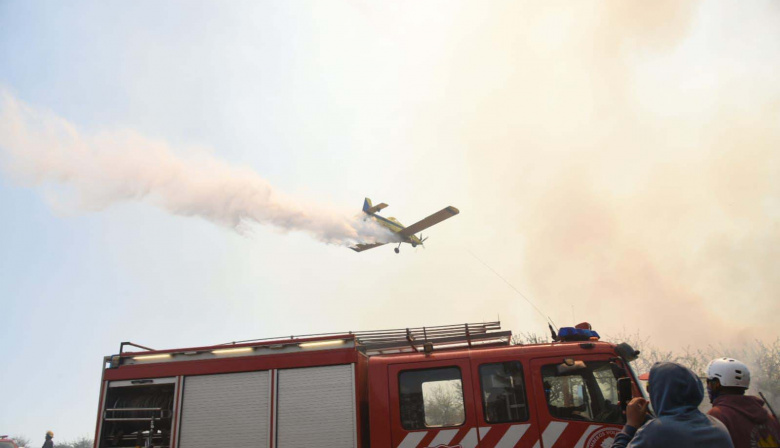 Incendios forestales: controlan el fuego desatado en el Valle de Punilla de Córdoba