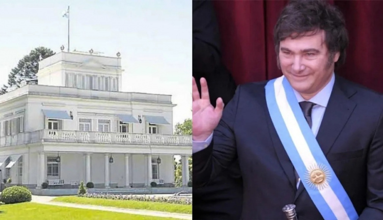 El presidente Javier Milei se muda hoy a Olivos