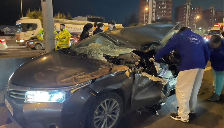 Trágico siniestro vial en la Panamericana: al menos dos muertos al desprenderse el contenedor de un camión