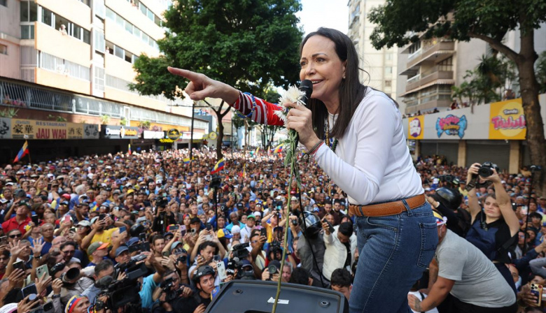 Venezuela: detuvieron a María Corina Machado en medio de las protesta contra Maduro