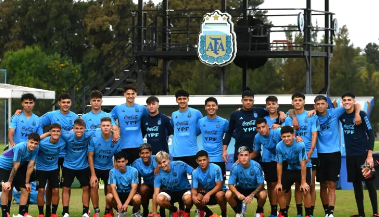 La selección argentina Sub 17 arranca el Sudamericano contra Chile