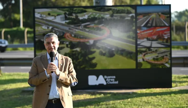 Megaobra: Jorge Macri anunció un túnel vehicular y anillo peatonal que conectará la Ciudad, el río y Aeroparque