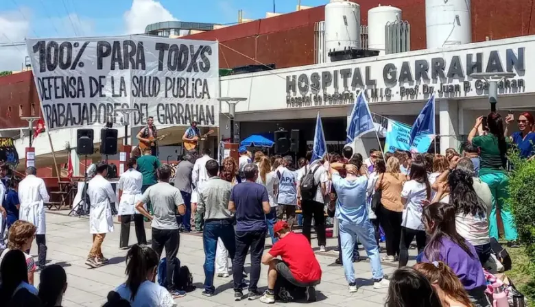 Trabajadores del Hospital Garrahan realizarán una protesta contra el Gobierno