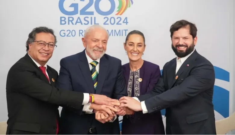 Noboa divide a la izquierda: Boric y Lula lo reconocen, Claudia Sheinbaum, Maduro y Petro lo rechazan