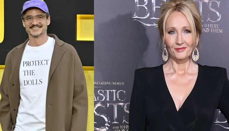 Pedro Pascal trató de “perdedora despreciable” a la creadora de Harry Potter