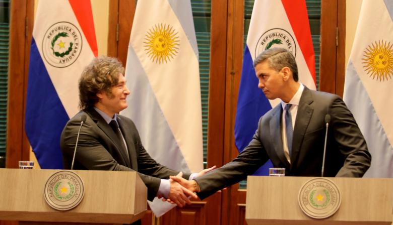 Milei: “Argentina y Paraguay serán un ejemplo para toda Sudamérica”