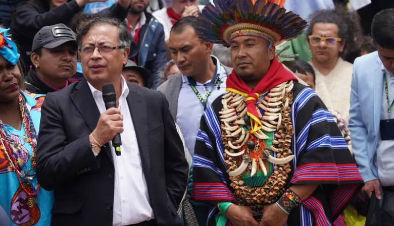 Gustavo Petro consolida su alianza con los pueblos indígenas del sur de Colombia