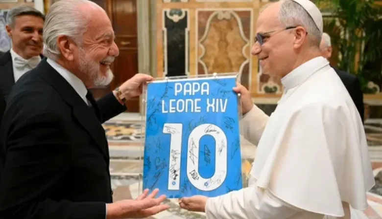 El Napoli visita al Papa León XIV y revive el legado de Maradona en el Vaticano