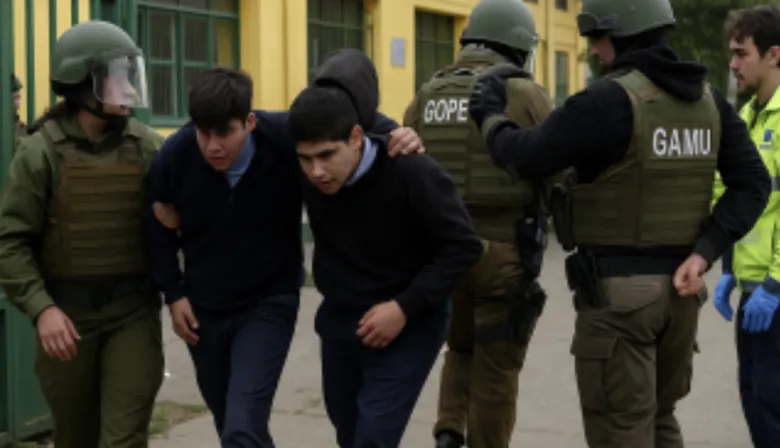 Balacera en un colegio de Chile deja tres heridos y reaviva el debate por la seguridad