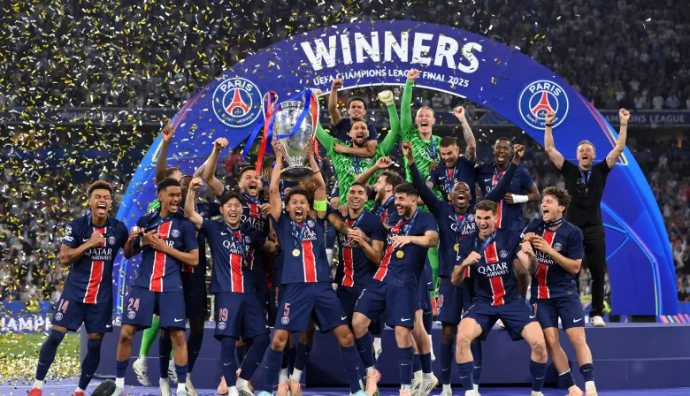 PSG goleó 5 a 0 al Inter y ganó su primera Champions League