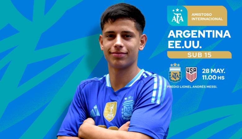 La AFA postergó el partido Sub-15 entre Argentina y Estados Unidos por las condiciones climáticas