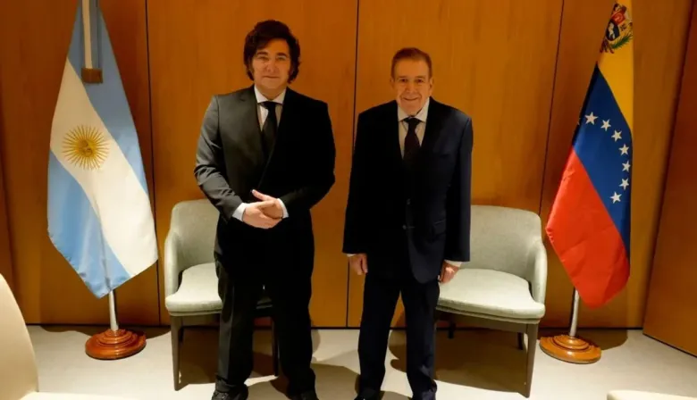 Javier Milei se reunió con Edmundo González Urrutia en Madrid
