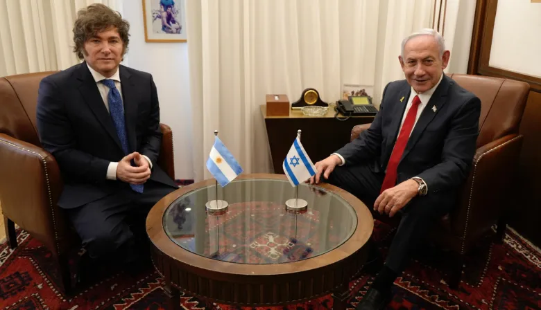 Milei y Netanyahu sellan una alianza histórica entre Argentina e Israel en Jerusalén