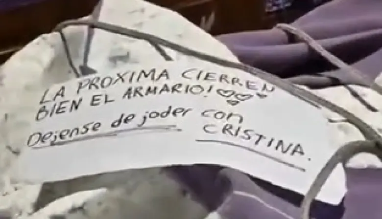 "La próxima cierren el armario": destrozos en Mendoza para apoyar a Cristina Kirchner