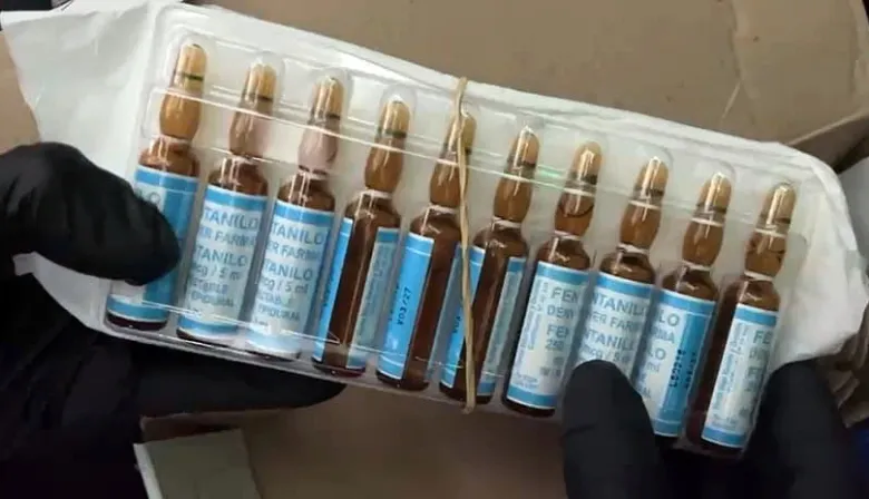 En un control vial descubren que un pasajero viajaba con ampollas de Fentanilo y Remifentanilo