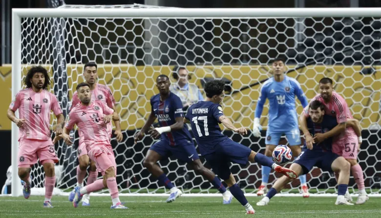 El PSG no perdonó al Inter Miami de Messi y lo goleó 4 a 0