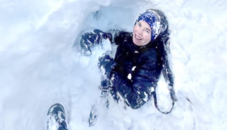 Así fue el dramático rescate de una pareja que quedó bajo la nieve en Ushuaia