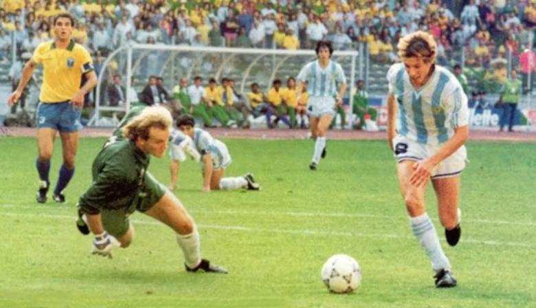 Un día como hoy, Caniggia y Maradona enmudecían a Brasil en el Mundial de Italia 90