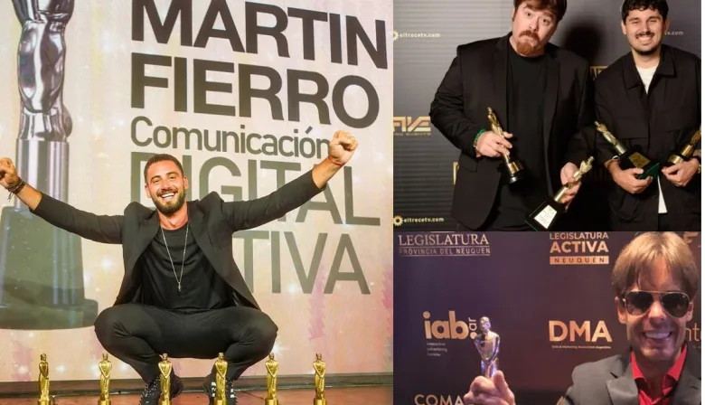 Los últimos ganadores del Martín Fierro digital de oro