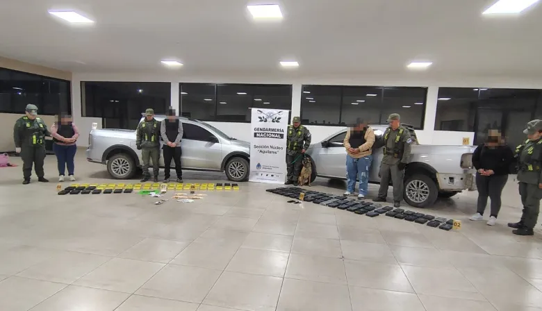 “Operativo Juego de Gemelas”: secuestran más de 100 kilos de cocaína en Tucumán y detienen a cuatro personas