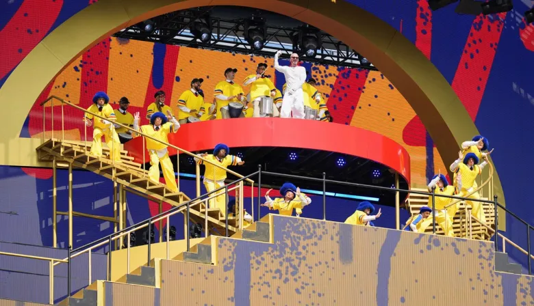 La ceremonia de clausura y el show del entretiempo, con impronta norteamericana