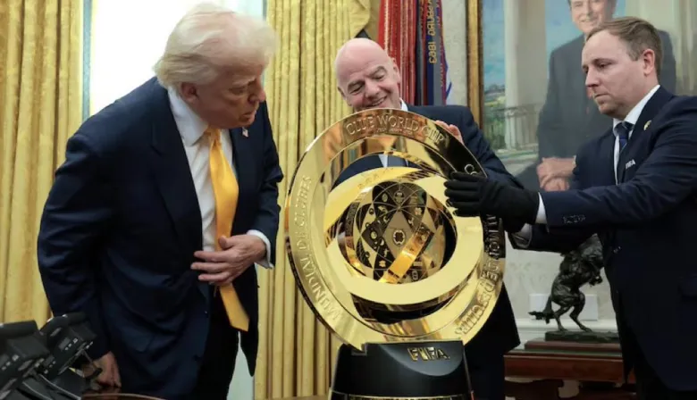 Donald Trump se quedó con el trofeo del Mundial de Clubes