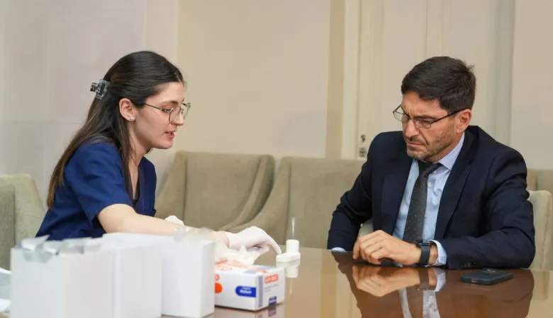 Pullaro se sometió al primer antidoping y anunció testeos obligatorios para la Policía
