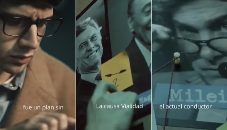 Cristina, Macri, Milei y Magnetto: el video "explicativo" de La Cámpora