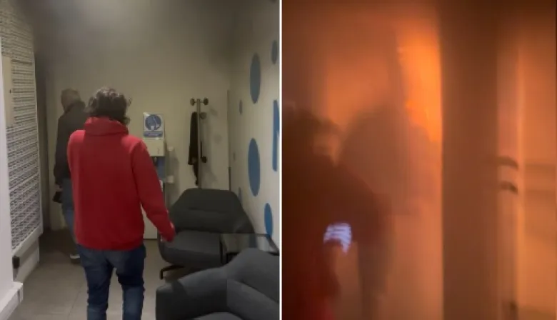 El momento exacto de la explosión en Neura, el canal de Fantino