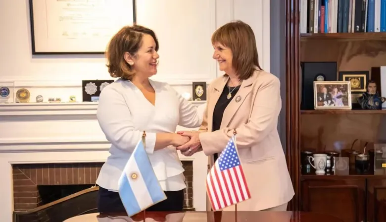 Bullrich refuerza vínculos con EE.UU. y allana el terreno para una agenda de control