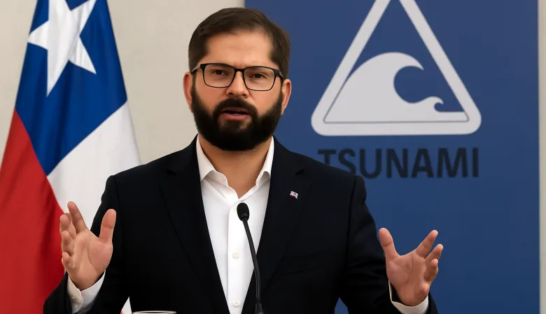 Tsunami amenaza costas chilenas tras fuerte sismo en Rusia