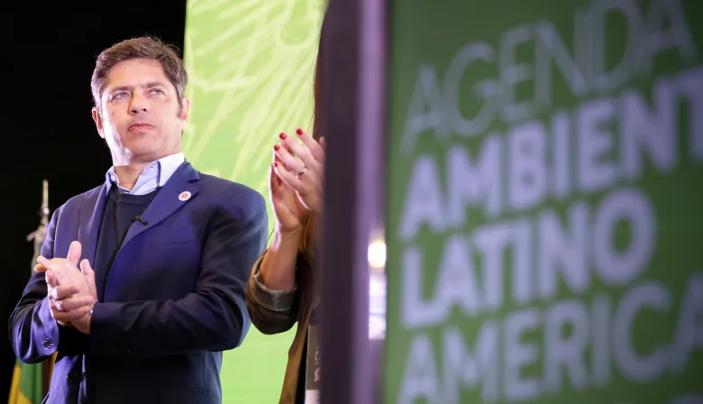 Kicillof metió al cambio climático en la campaña bonaerense