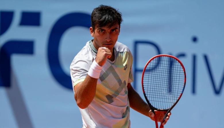 Román Burruchaga brilla en tenis y firma su mejor actuación en el ATP de Gstaad