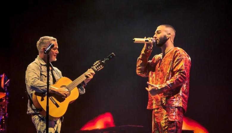 Alejandro Sanz y Manuel Turizo unen España y Colombia