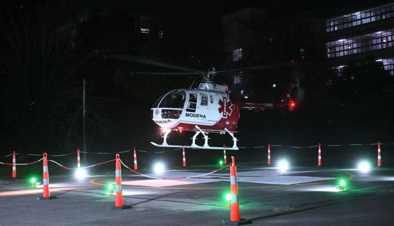 La Ciudad habilitó un nuevo helipuerto nocturno para emergencias del SAME